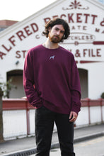 Load image into Gallery viewer, Unisex Greyhound Sweatshirt - Burgundy
